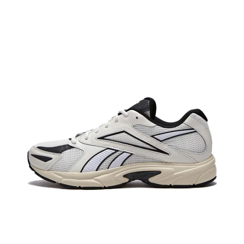 Reebok Premier Road Anti Slip Wear Resistant Low Top Casual Running Shoes Men's White Black-0