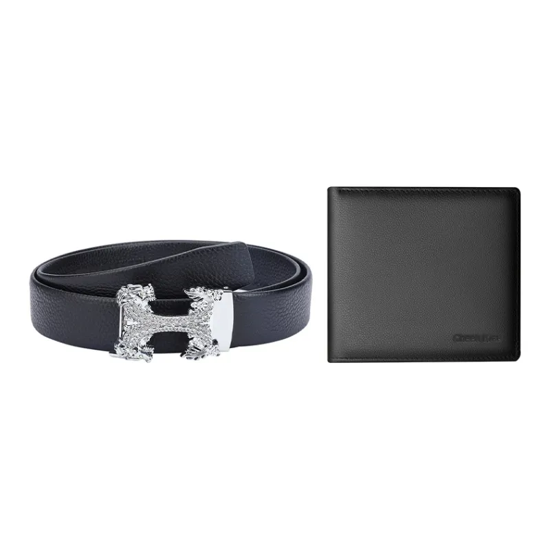 Cheekkiss Cow Leather Belts Men's 3.5cm-10