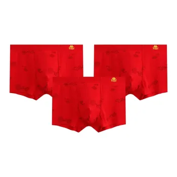 Kappa Underpants Men's 3 Pack Red