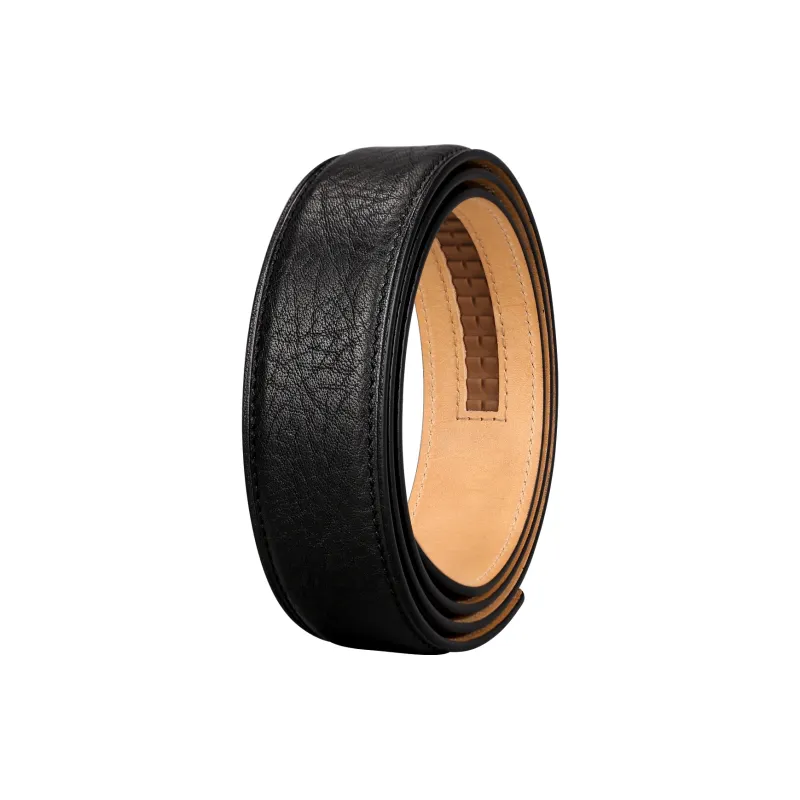 CATELLES Textured Horse Leather Headless Belt Men's 3.4cm/3.8cm-6