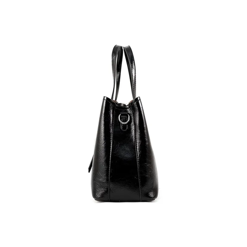 Vigno Synthetic Leather Handbag Women's Red/Khaki/Coffee/Black-13