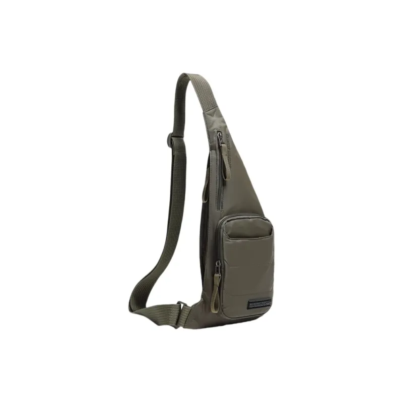 Volunteer Oxford Sling Bag Men's Black/Gray/Green-6