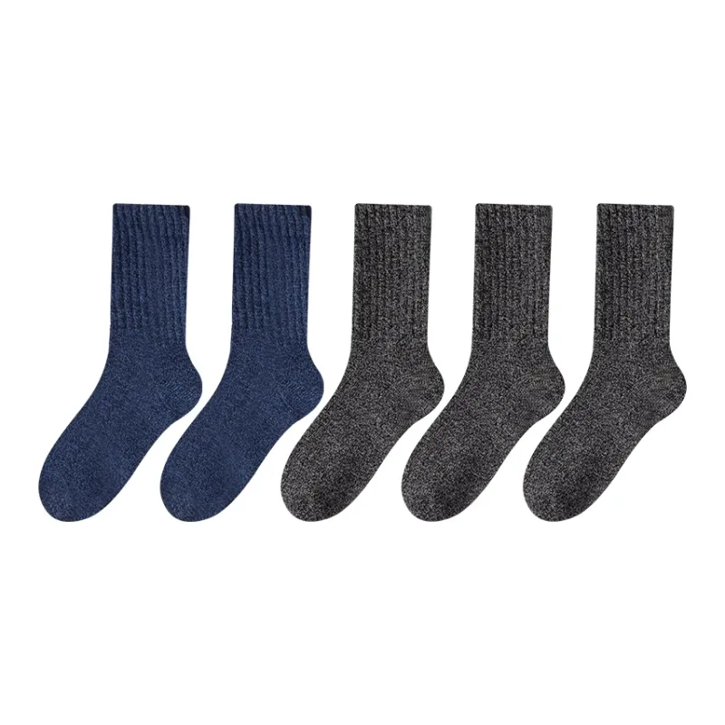 MIIOW Mid Calf Socks Men's 5 Pack-11