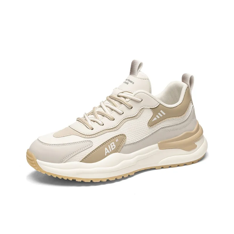 OFFER-AITR Warm Height Increasing Wear-Resistant Slip-Resistant Low-Top Casual Shoes Men's-25