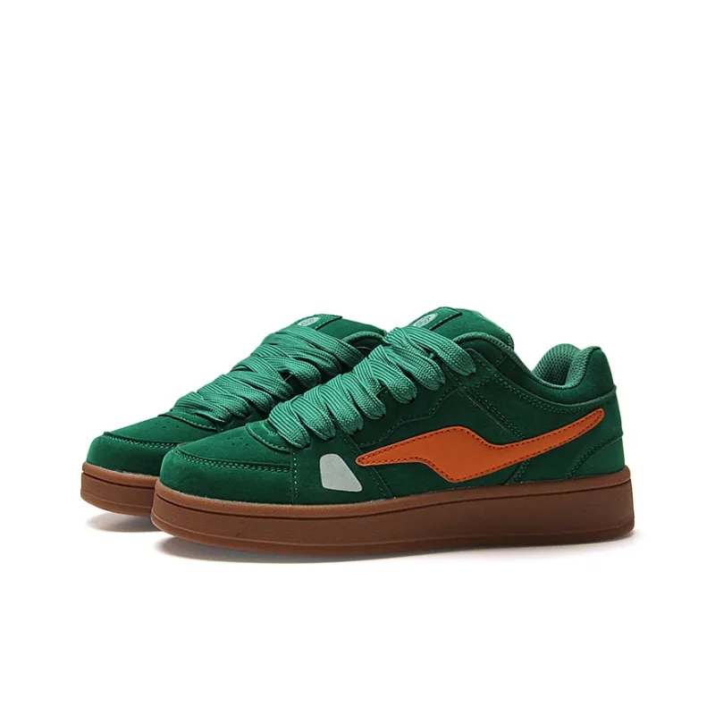 STUR YSN Wear resistant And Lightweight Low Top Skateboard Shoes Women's Green-1
