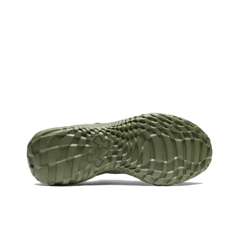 Under Armour SlipSpeed Anti Slip Wear Resistant Low Top Running Shoes Unisex Army Green-3
