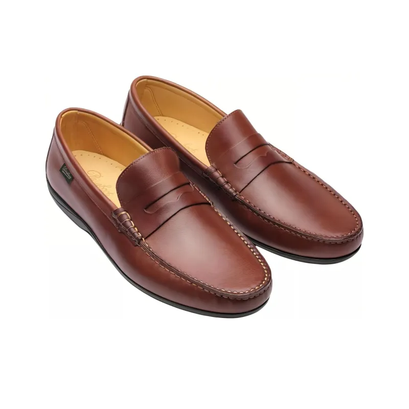 Paraboot Piquot Beanie Shoes Men's Dark Brown-2