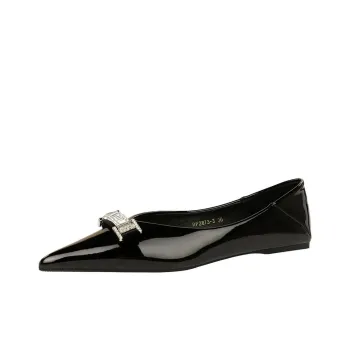 Bamiti As If Treading On Level Ground Casual Single Shoes Women's Black