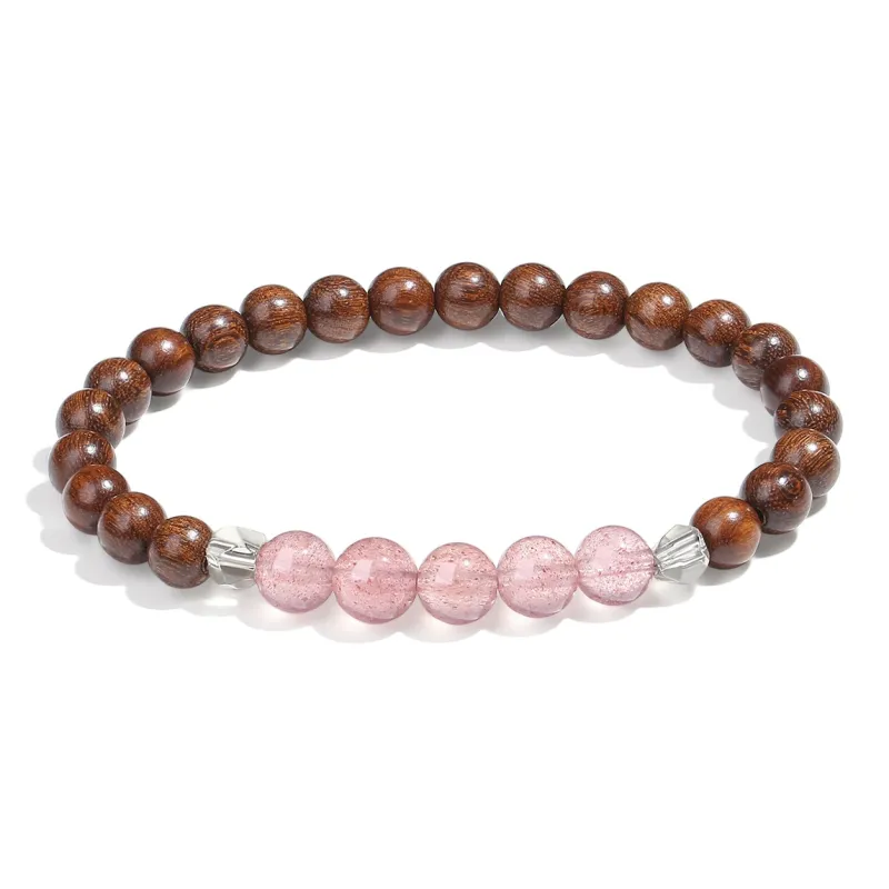 PUTUOSHANWENCHUANG Sandalwood Bracelets Unisex-0