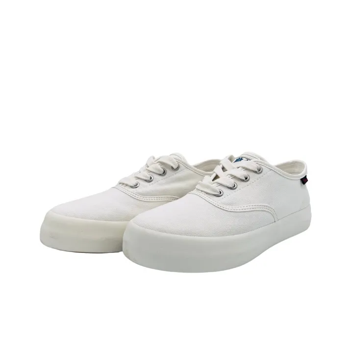 QIANJIN Street Fashion Slip Resistant, Abrasion Resistant, Lightweight Low Top Canvas Shoes Unisex Ecru-1