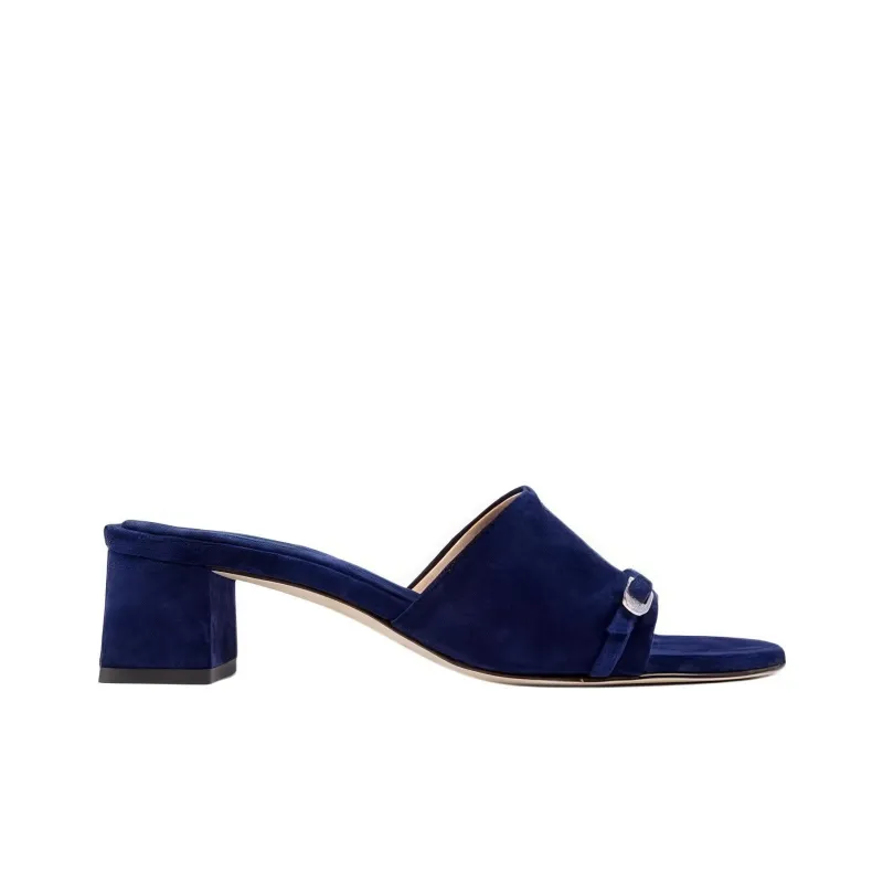DEAR FRANCES Slide Slippers Women's Marine Blue-1