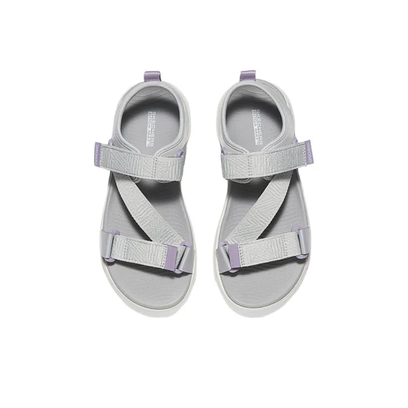Skechers Beach Sandals Women's Gray Purple-2