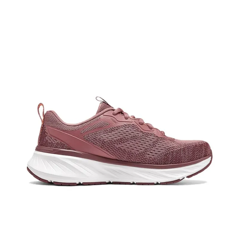 Skechers Sport Anti Slip Wear Resistant Low Top Casual Running Shoes Women's Deep Plum Red-1
