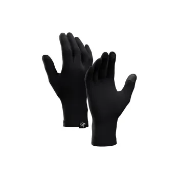 Arcteryx Wool Gloves Unisex Black