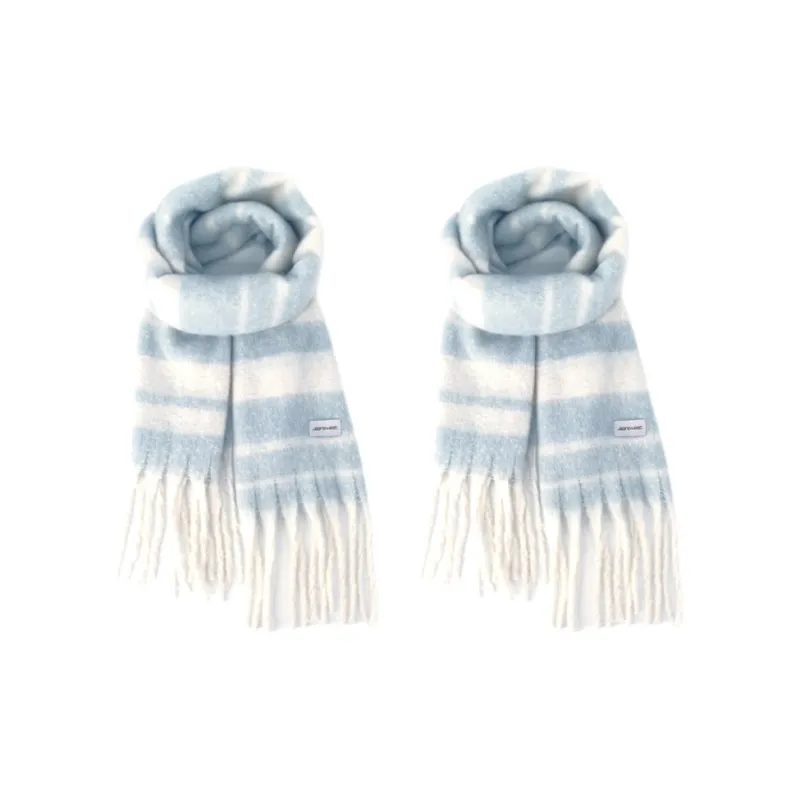 JEANSWEST Polyester Knit Scarves Unisex-9