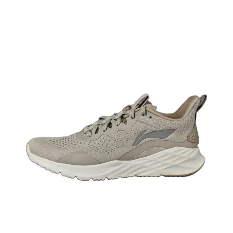 LiNing Anti-Slip Wear-Resistant Low-Top Casual Running Shoes Unisex Gray-0