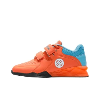 LUXIAOJUN Cushioning Support Balance Mid Top Training Shoes Unisex Orange