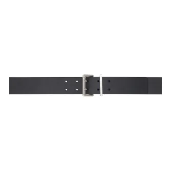 FERRAGAMO Leather Leather Belts Men's Black Width: 4cm