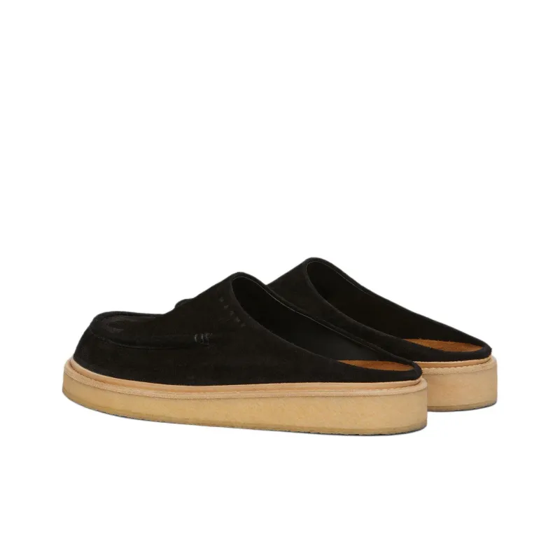 MARNI Round Toe Slip On Slippers-3