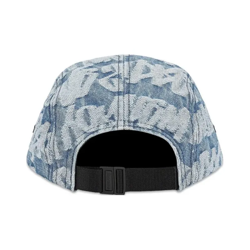 Supreme Fat Tip Jacquard Denim Camp Cap-1