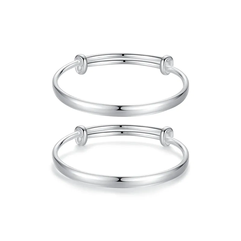 Original Summer 999 Fine Silver Bangles Kids'-0