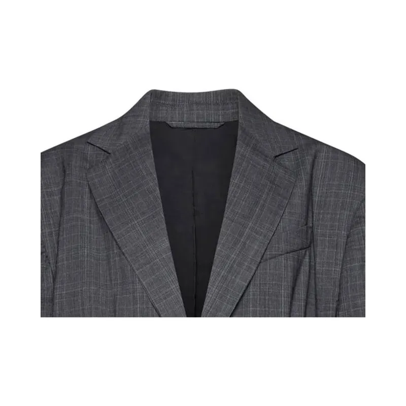 Balenciaga Checked Single breasted Blazer-1