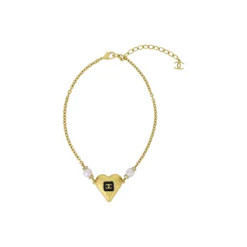 CHANEL   Necklaces Women's Black