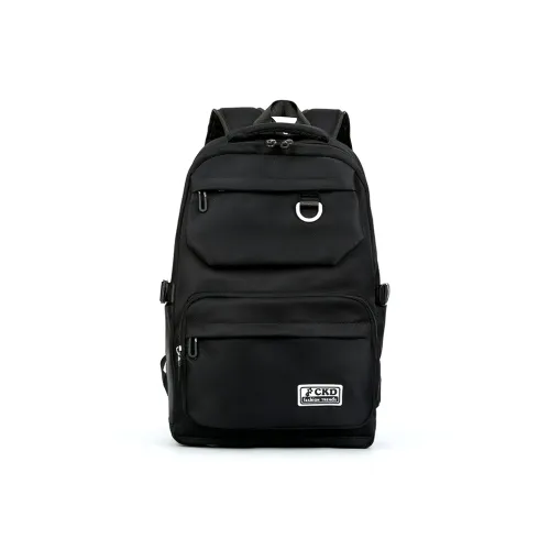 SUN EARTH &U Canvas Strap backpack Unisex Red/Black