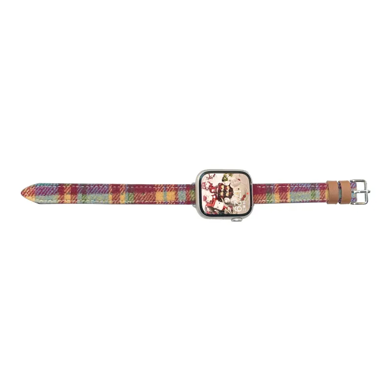 NCFCK Watch Band Apple Compatibility Leather, Material-2