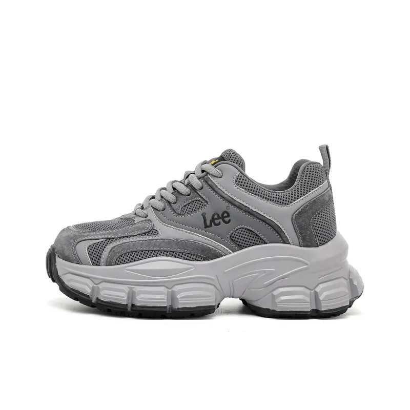 Lee Height Increasing Low Top Chunky Sneakers Women's-5