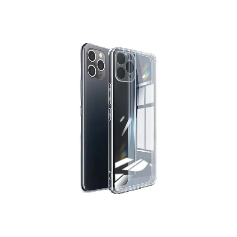 QIZHENG TPU Material Straight Edge Transparent Phone Case Compatible With Redmi K70/K60/K50/K40 Pro/K30s-1