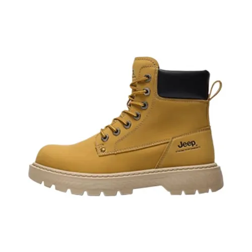 Jeep Warm And Wear Resistant Short Outdoor Boots Men's