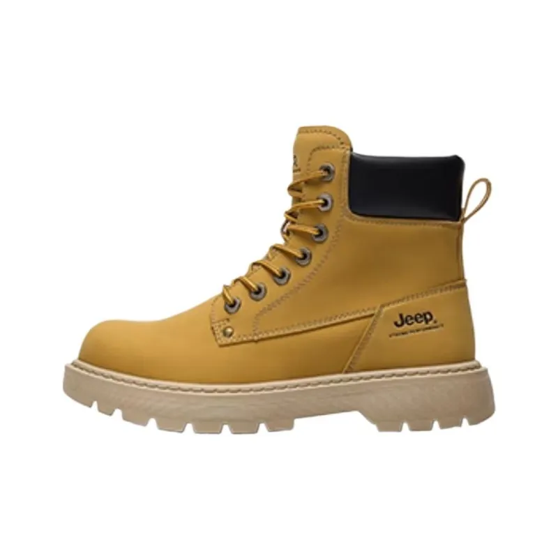 Jeep Warm And Wear-Resistant Short Outdoor Boots Men's-0