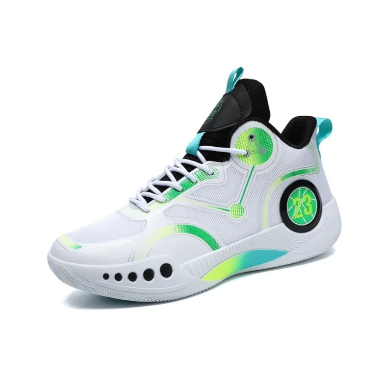 SOURCE Cushioning, Slip Resistant, Abrasion Resistant, Rebound Mid Top Basketball Shoes Unisex-13