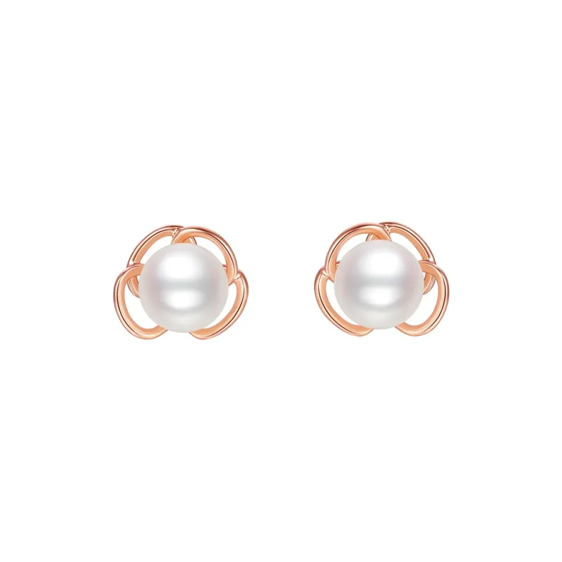 ZHOU LIU FU Freshwater Pearl Stud Earrings Women's-0