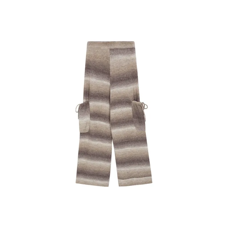 PISCESS Casual Pants Women's Brown-1