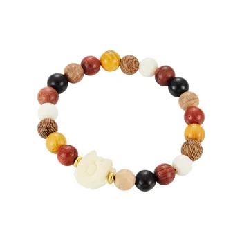 Misongma Green Sandalwood Bracelets Unisex