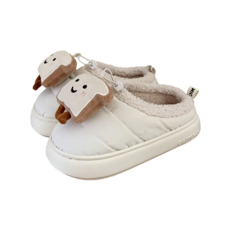 SHIGUDE Home Slippers Unisex Milk Coffee-6