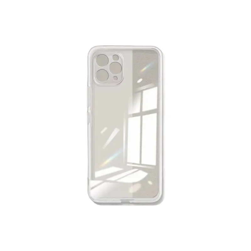 QIZHENG TPU Material Straight Edge Transparent Phone Case Compatible With Redmi K70/K60/K50/K40 Pro/K30s-0