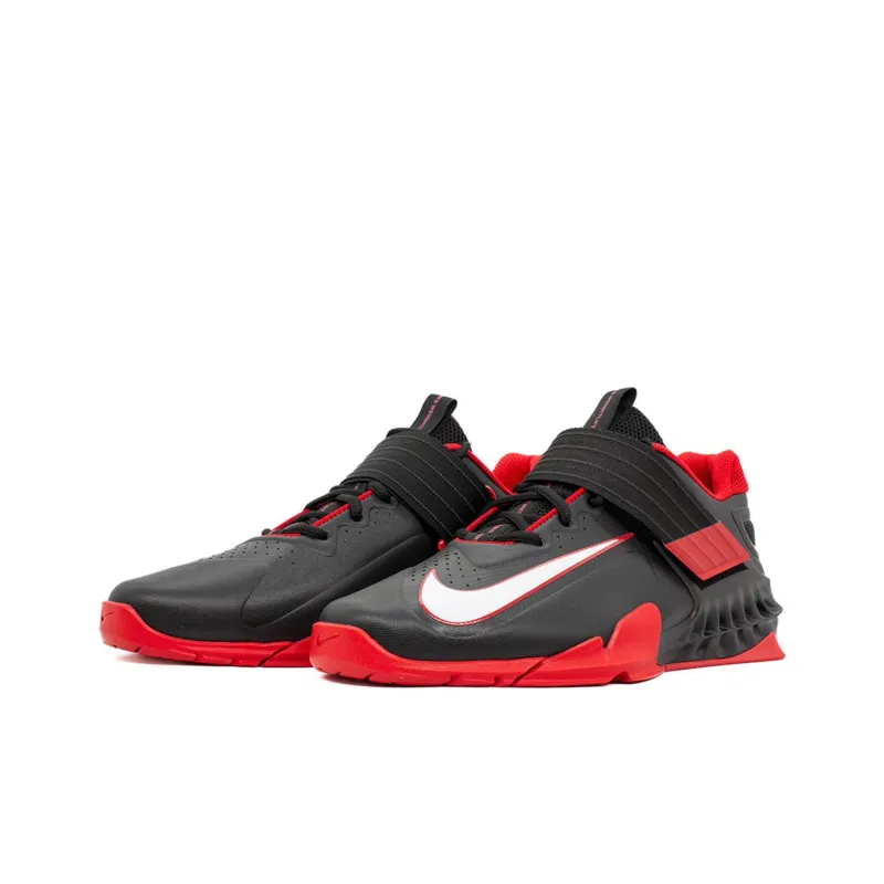 Nike Savaleos Slip Resistant Low Top Training Shoes Unisex Black Red-2