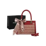 Houndstooth Ribbon Style 2+Shopping Bag