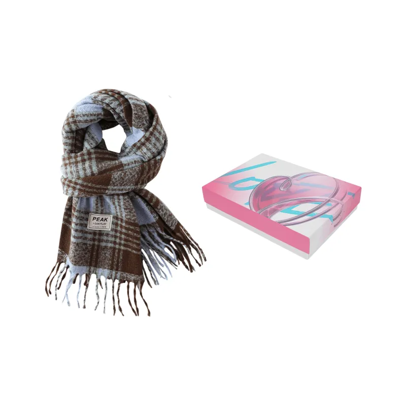 PEAK RIGHT Series Polyester Knit Scarves Unisex Multiple Colors-9