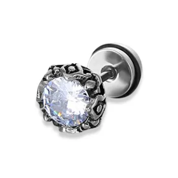 ROGA Titanium Steel Stud Earrings Unisex