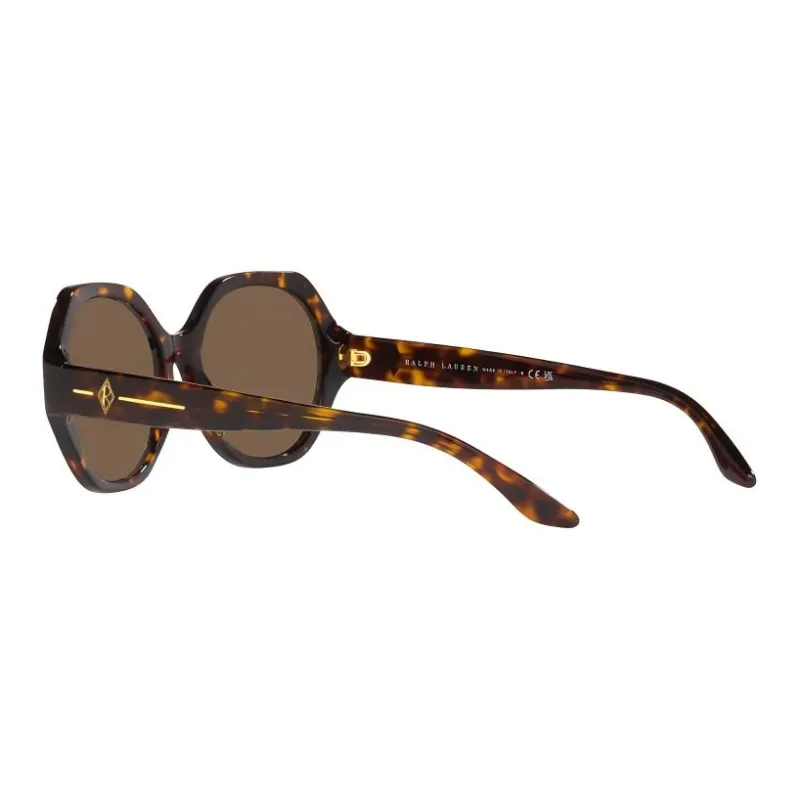 Ralph Lauren Acetate Irregular Shape Sunglasses Unisex Tortoiseshell-4
