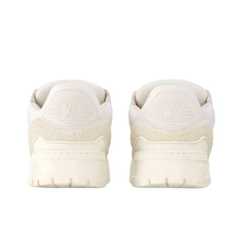 LOUIS VUITTON Trainer Maxi Low Top Skateboard Shoes Unisex Ecru-3
