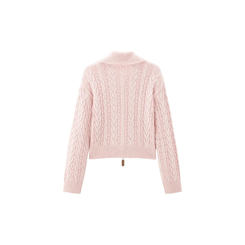 PEACEBIRD Knitwear Women's Pink-5