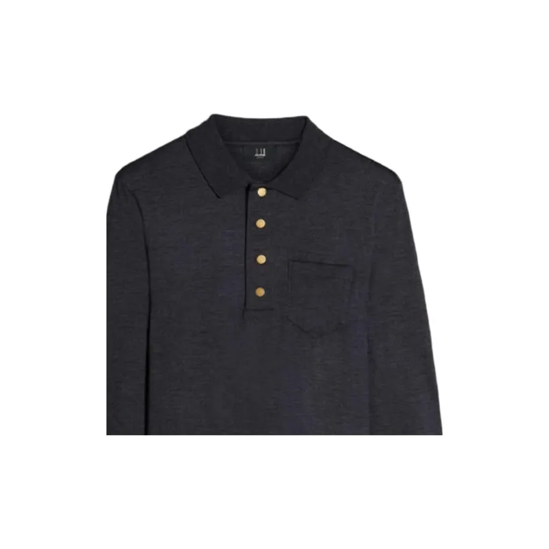 Dunhill Polo Shirts Men Black-4