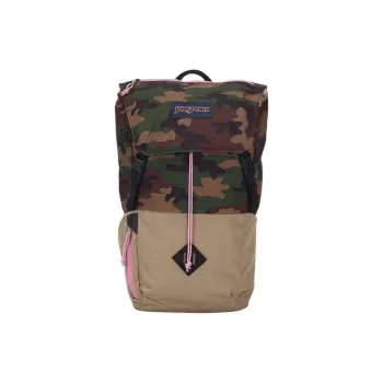 JanSport Fabric Backpack Large Size Men's Marine Camouflage