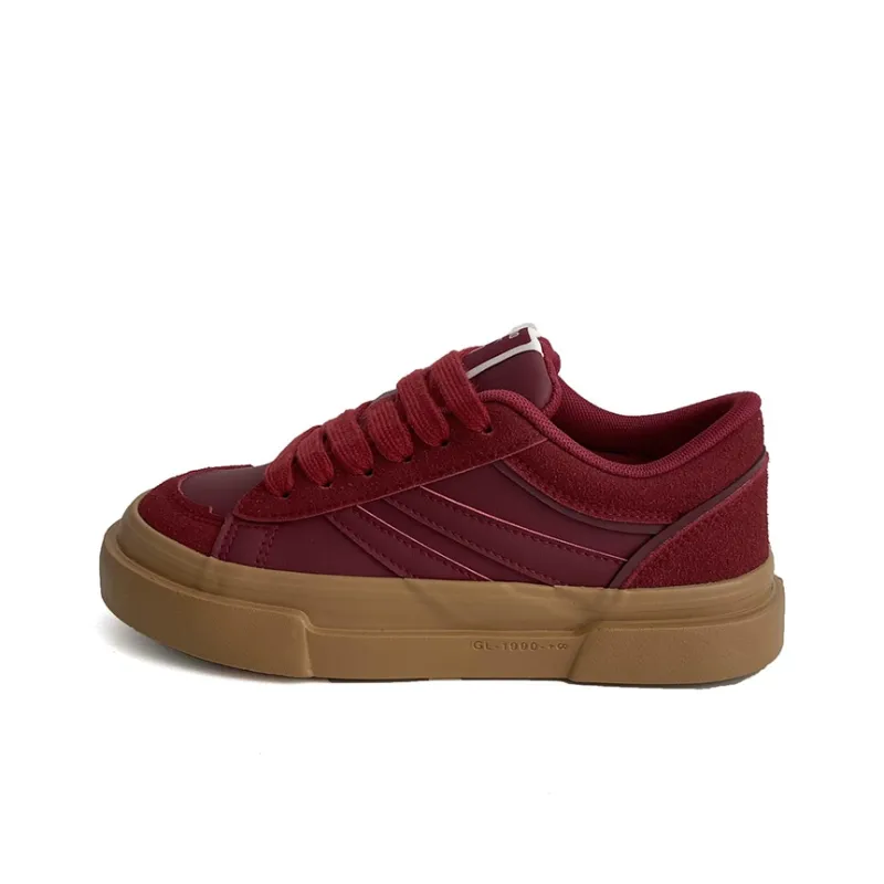 Than Than Me Anti-Slip And Wear-Resistant Breathable Low-Top Skateboard Shoes Women's-8