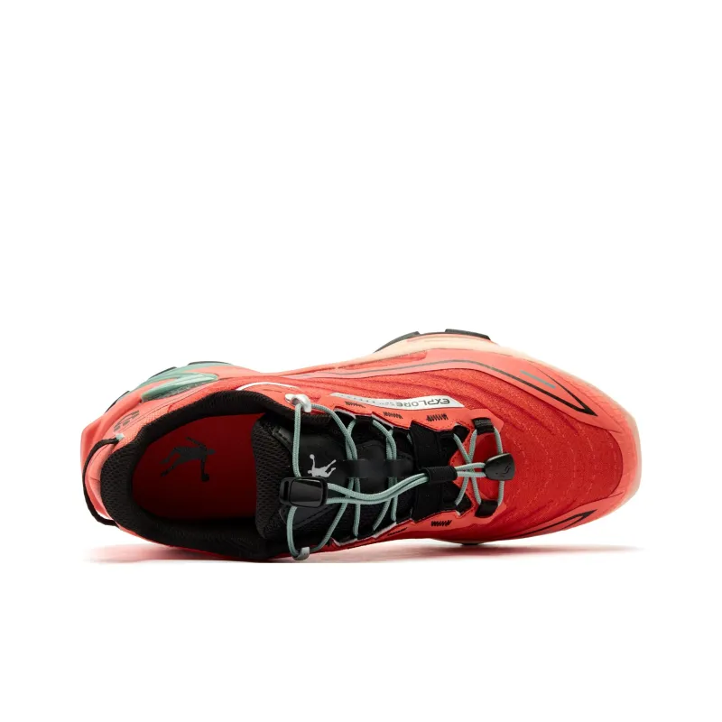 QIAODAN Light Cavalry Running Shoes Men Low Top Energy Orange/Black-6
